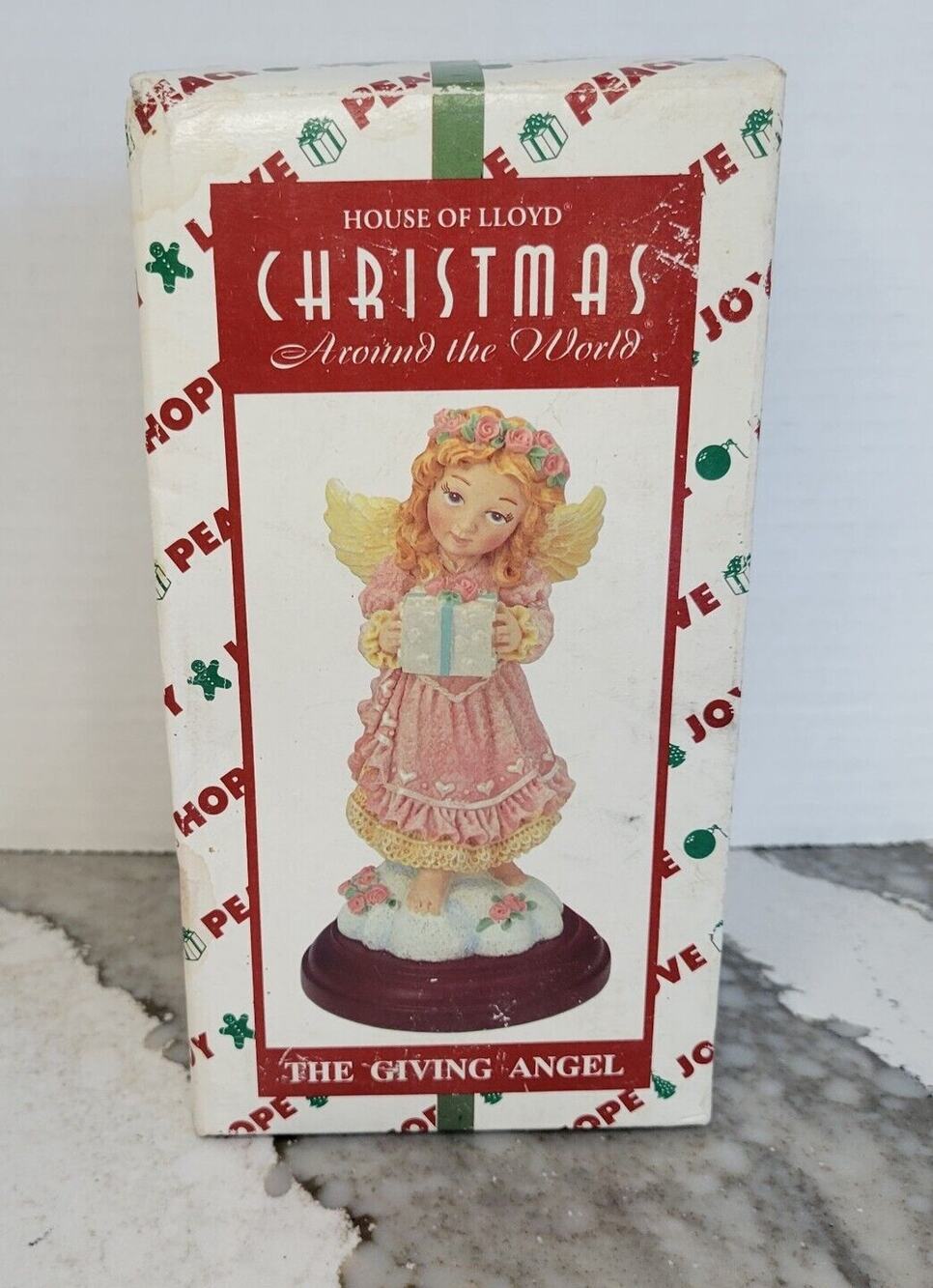 VTG House Of Lloyd CHRISTMAS Around The WORLD The Giving Angel 1996 New